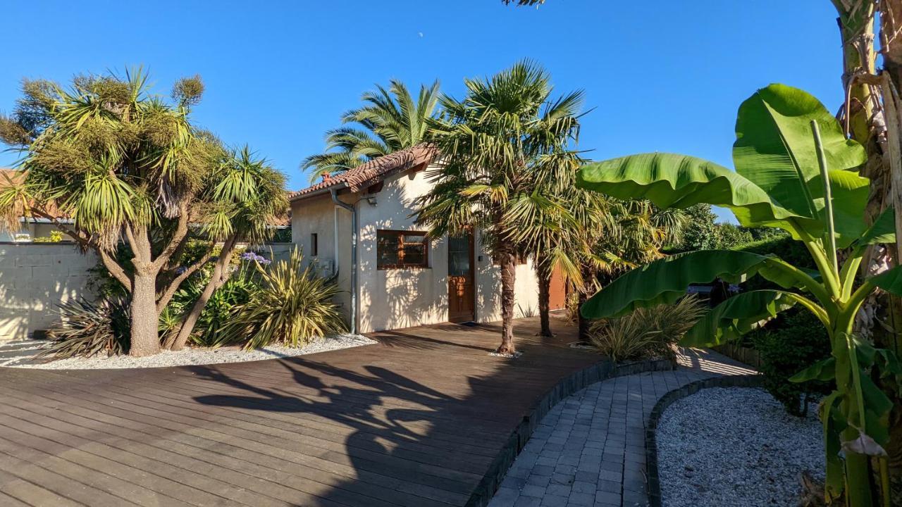Guest House Au Milieu Des Palmiers Saint-Martin-de-Seignanx Exteriör bild